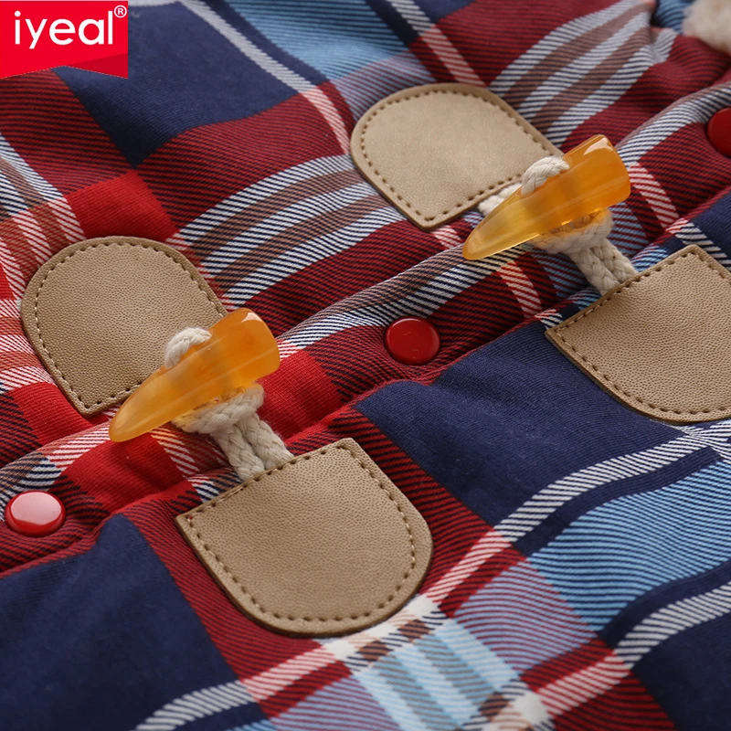 Рождественская одежда для маленьких девочек IYEAL зимние комбинезоны детский