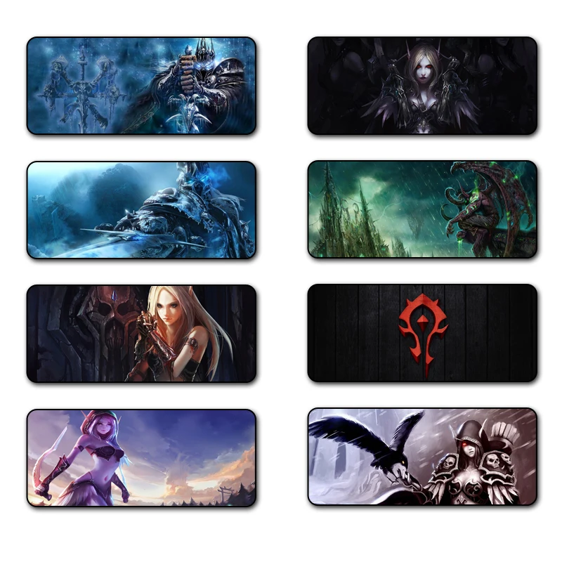 Игровой коврик для мыши 70X30 см для World of Warcraft, коврик для мыши, большой размер XL, модный коврик для мыши для геймера, ноутбука, резиновый коврик для ноутбука Sylvanas
