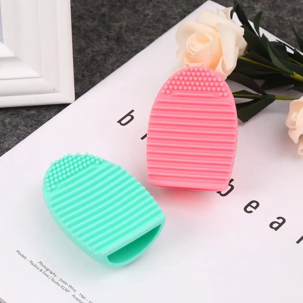 Губка для удаления макияжа перчатка скруббер Косметическая яичная очистка