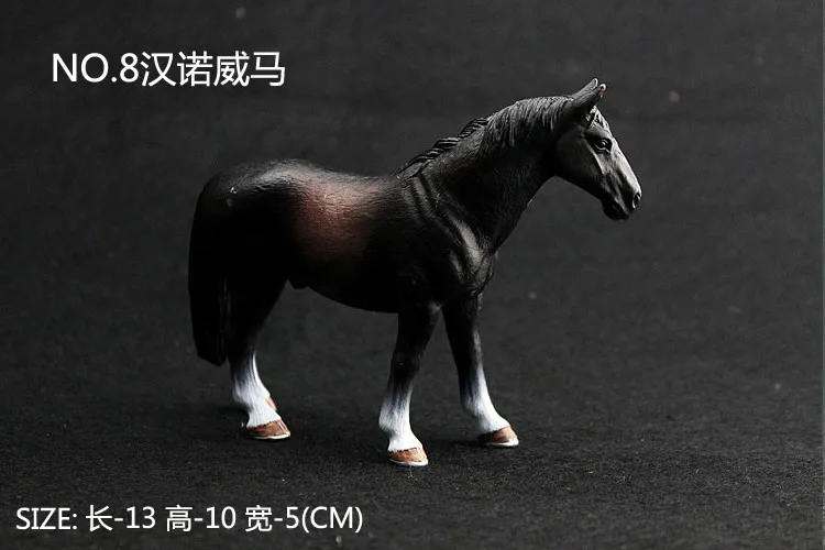Моделирование животных Модель Фигурки игрушки набор лошадь Дети Обучающие