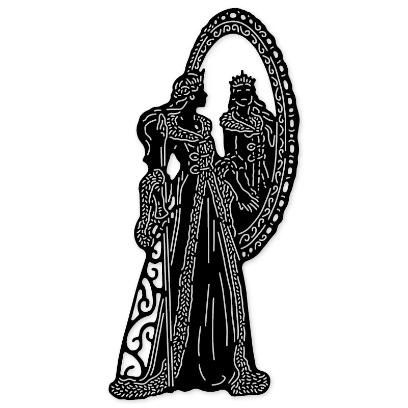 154*75 мм королевская и зеркальная рамка металлические режущие штампы трафарет