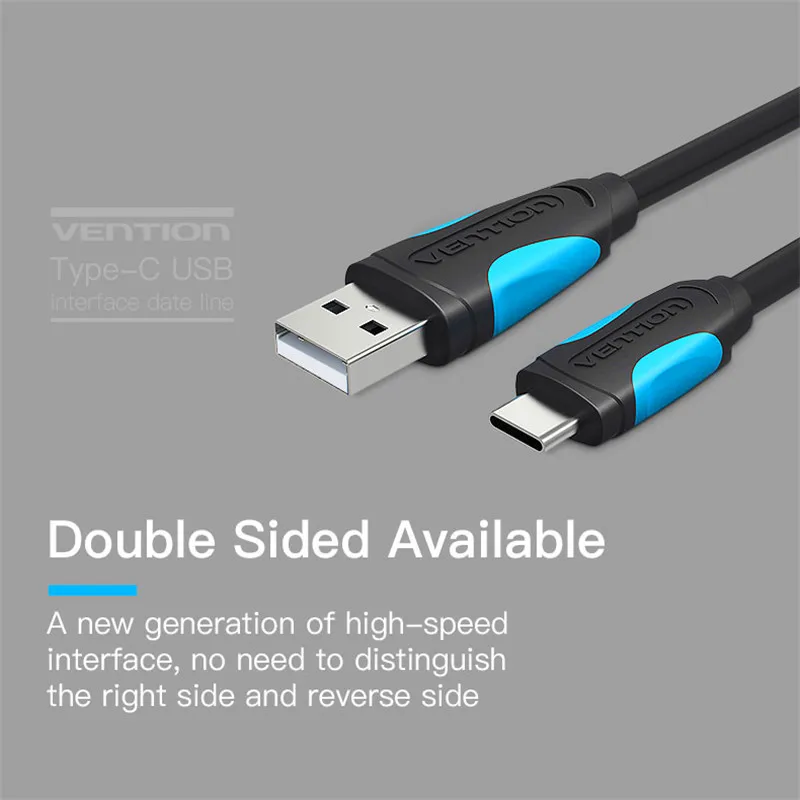 Vention USB Type C кабель для Oneplus 5 UBS быстрой синхронизации данных Samsung Note 8/S8 Nexus