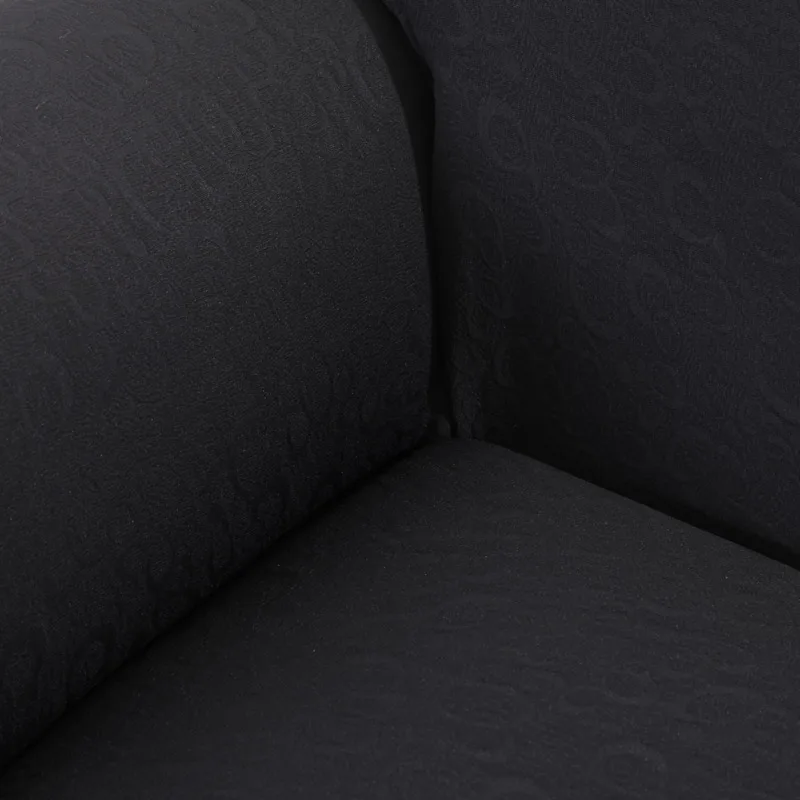 Дело на черный диван обложка высокое качество удобная ткань универсальный угол