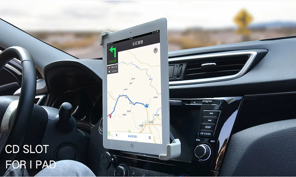 Cobao Универсальный Автомобильный держатель для планшета, CD слот, поддержка планшета для ipad mini air Pro 7 7,9 8 9 9,5 9,7 10 11
