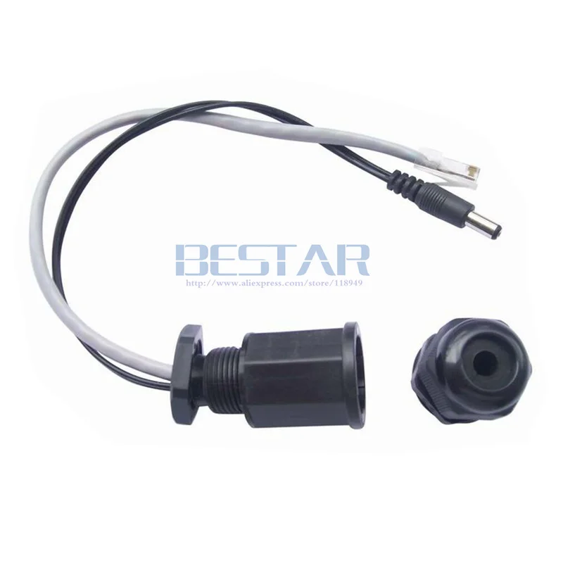 25 см RJ45 POE CAT 5E 8 pin сеть IP68 Водонепроницаемый Кабельный разъем M20 с кабелем