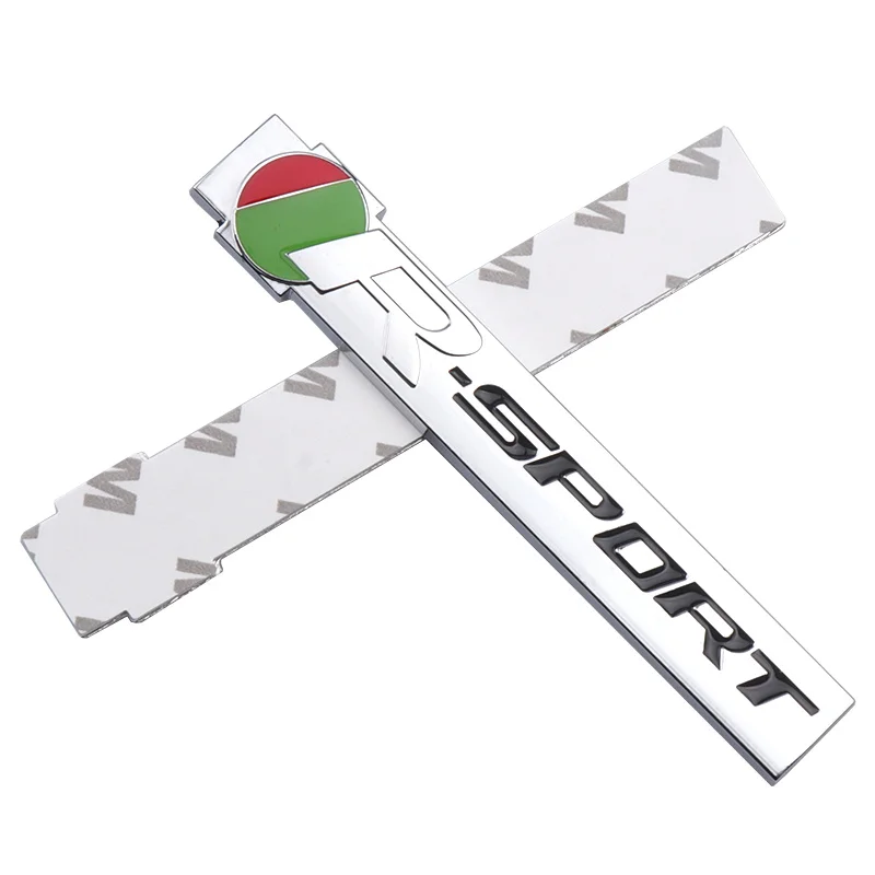 3D Модные металлические R спортивные автомобильные наклейки Передняя решетка