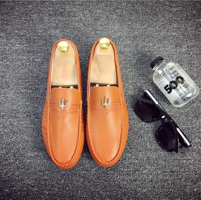JINTOHO Big Size Men Genuine Leather Shoes Slip On Black Real Loafers Mens Moccasins Italian Designer | Обувь