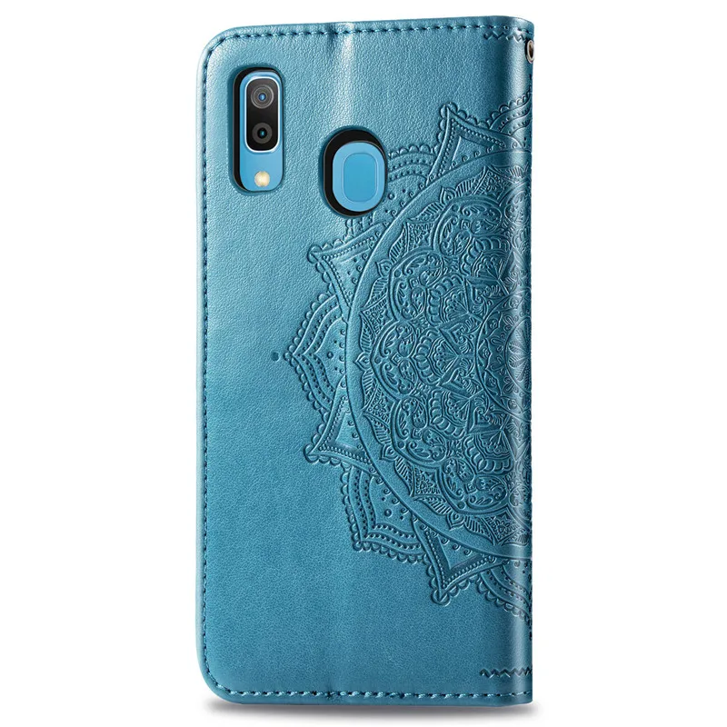 Кожаный чехол для samsung Galaxy A10 A20 A30 A70 A40 A50 чехол Чехол кожаный чехол-портмоне с откидной крышкой чехол для samsung J4 J4 Plus A20 чехол