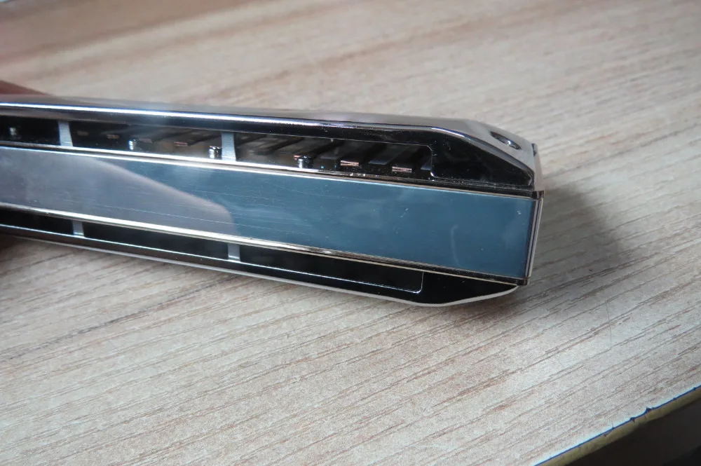 EASTTOP Профессиональный Хроматическая гармошка с латунный гребень новый слайд