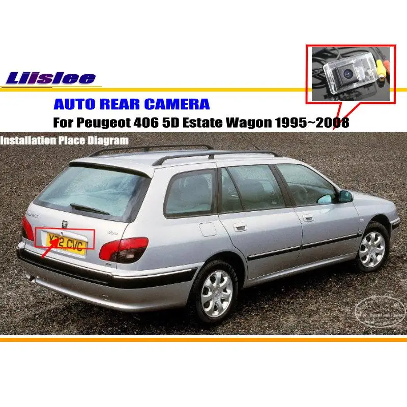 Liislee Автомобильная задняя камера для Peugeot 406 5D автомобиля с кузовом универсал 1995 ~