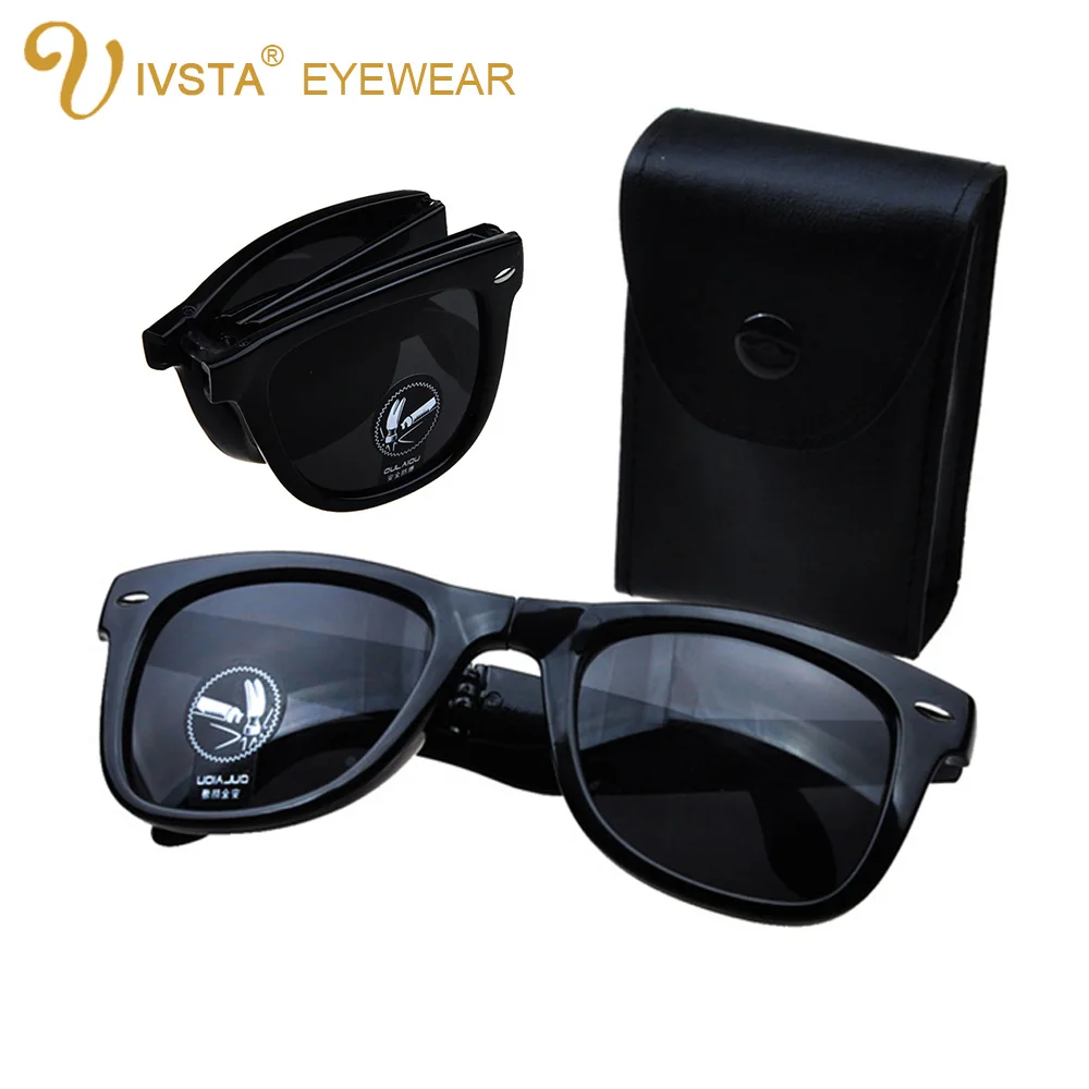Складные солнцезащитные очки IVSTA Мужские с чехлом женские и мужские брендовые