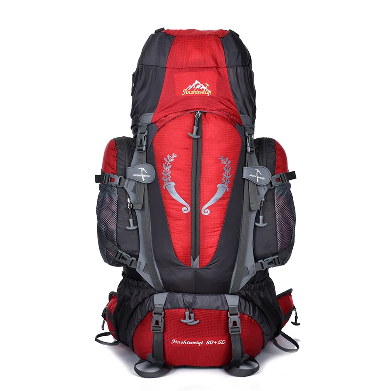 Kopen 85L Outdoor Rugzak Professionele Waterdichte Rugzak Externe Frame Klimmen Camping Wandelen Rugzak Sport Bergbeklimmen Zakken