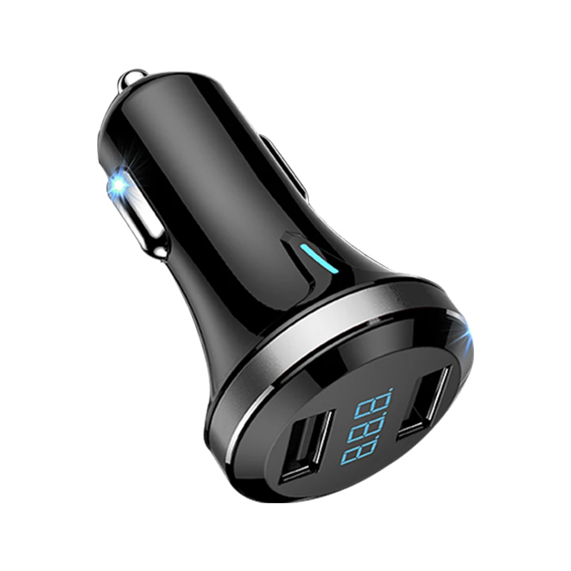10 шт./лот Dual USB Универсальное автомобильное зарядное устройство автомобиля