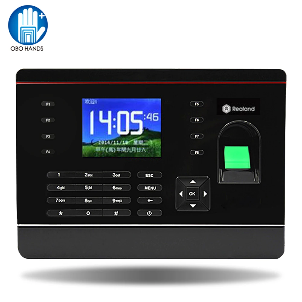 2 8 &quotRealand биометрическое устройство для считывания отпечатков пальцев TCP/IP/USB