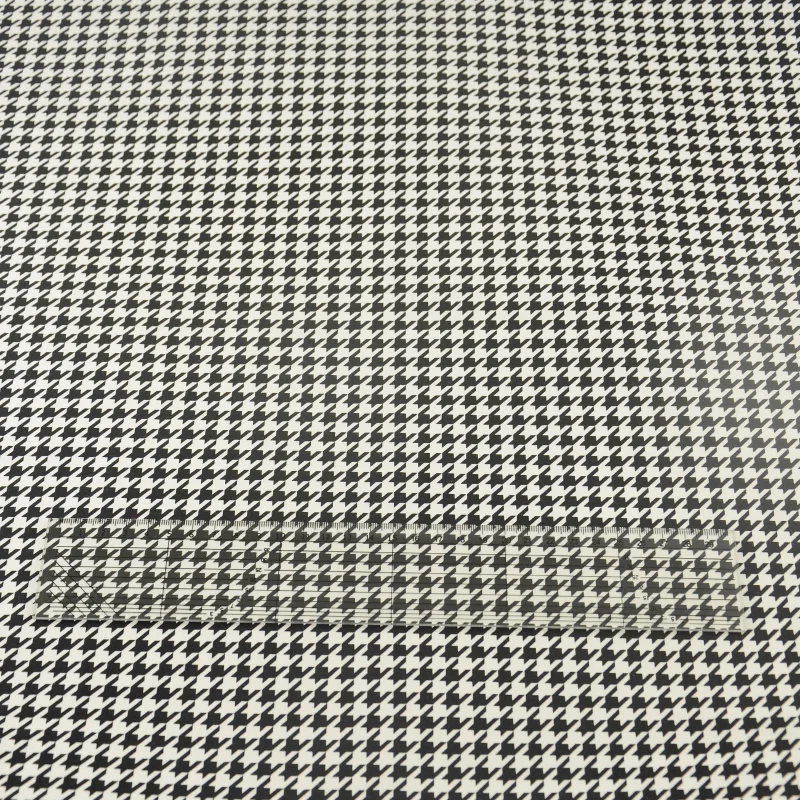 Houndstooth Black Cotton Fabric Fabrics Tecido Quilting Bedding Decoration Tissue Home Textile Patchwork Sewing Cloth Teramila | Дом и сад