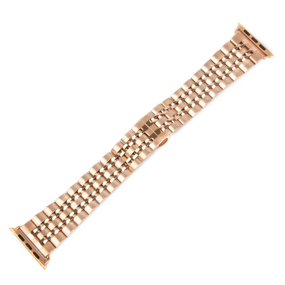 

Fashion Luxury Women Men Watchbands For Apple Watch 1/2/3/4 38mm Replacement Stainless Steel Strap Wrist Band High Quality