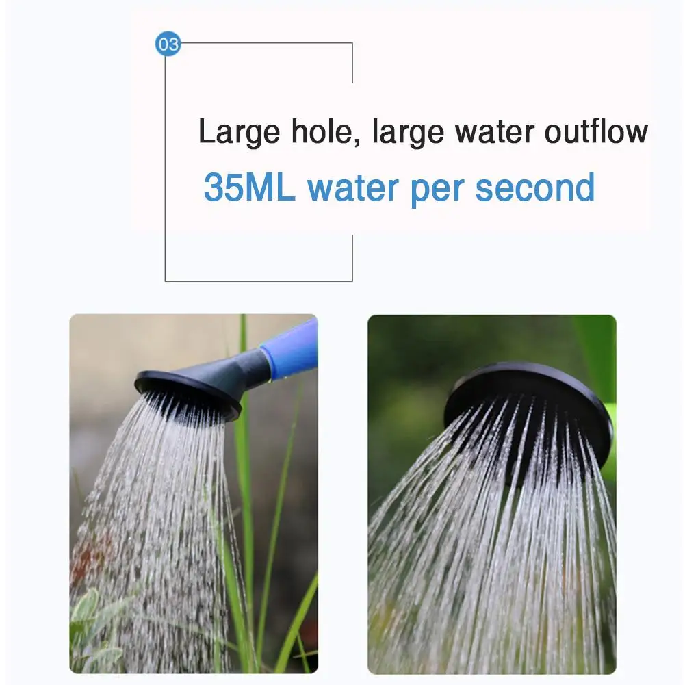 5L9L пластмассовая лейка большая емкость длинный рот утолщенный цветочный чайник