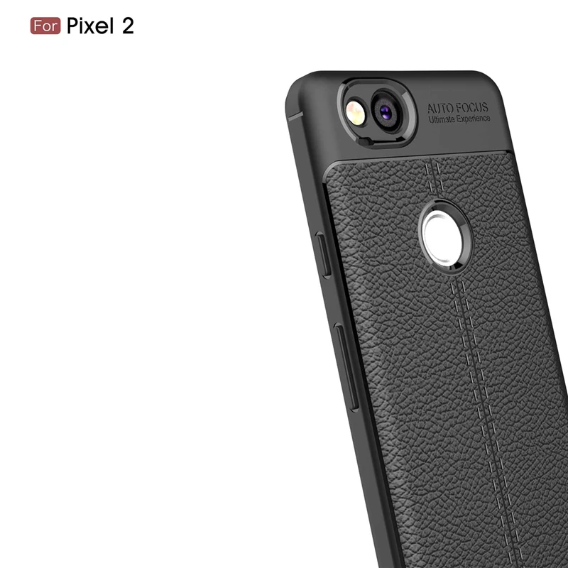 Для Google Pixel 2 2XL чехол для телефона кожаный тонкий защитный мягкий ТПУ задняя