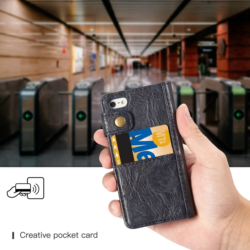 Для Coque iPhone 8 Роскошный Ретро кожаный бумажник с кармашком для карт флип чехол для Etui iPhone 8 iPhone8 кошелек книжная полка