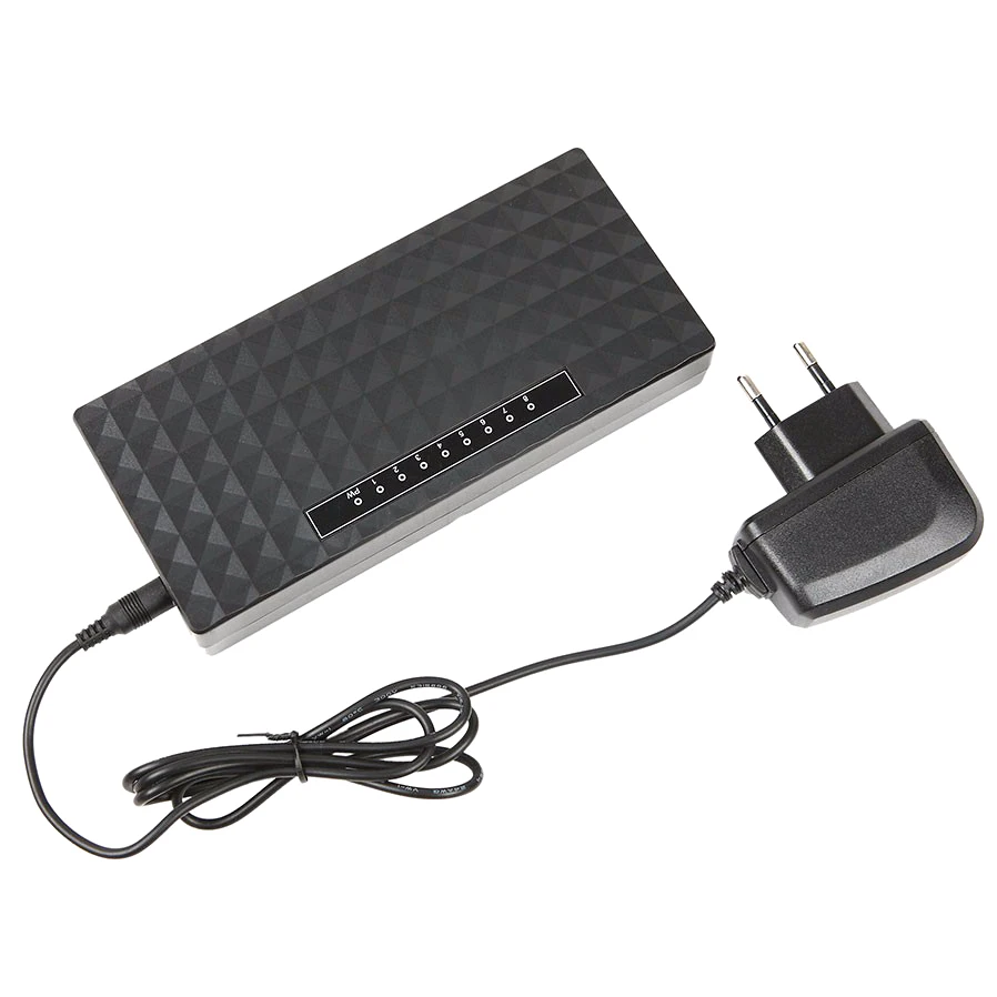 BM умный гигабитный коммутатор с 8 портами портов 10/100 базовый Ethernet сетевой вилка