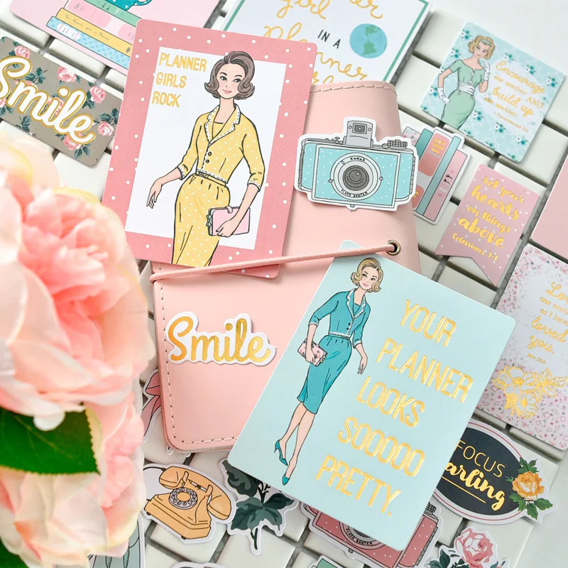25 шт. Красивая Женская карточка скрапбукинга Happy Planner создание карт проект для