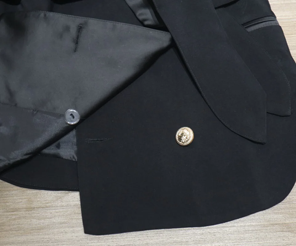 Женский двубортный приталенный костюм OL профессиональный пиджак Ранняя весна