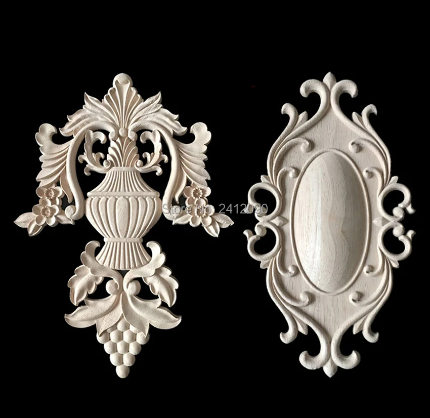 Креативные нестандартные цветы резьба по дереву мебель для дверей шкафа