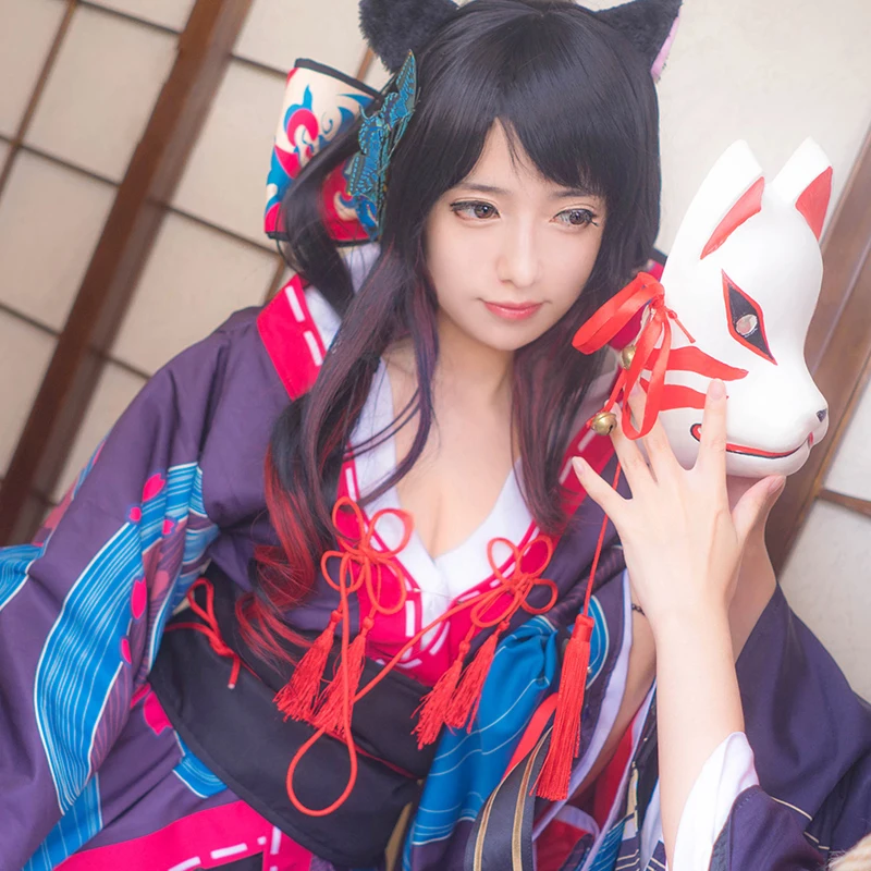 Костюм для косплея аниме Azur Lane IJN Fuso костюм карнавальный с длинным