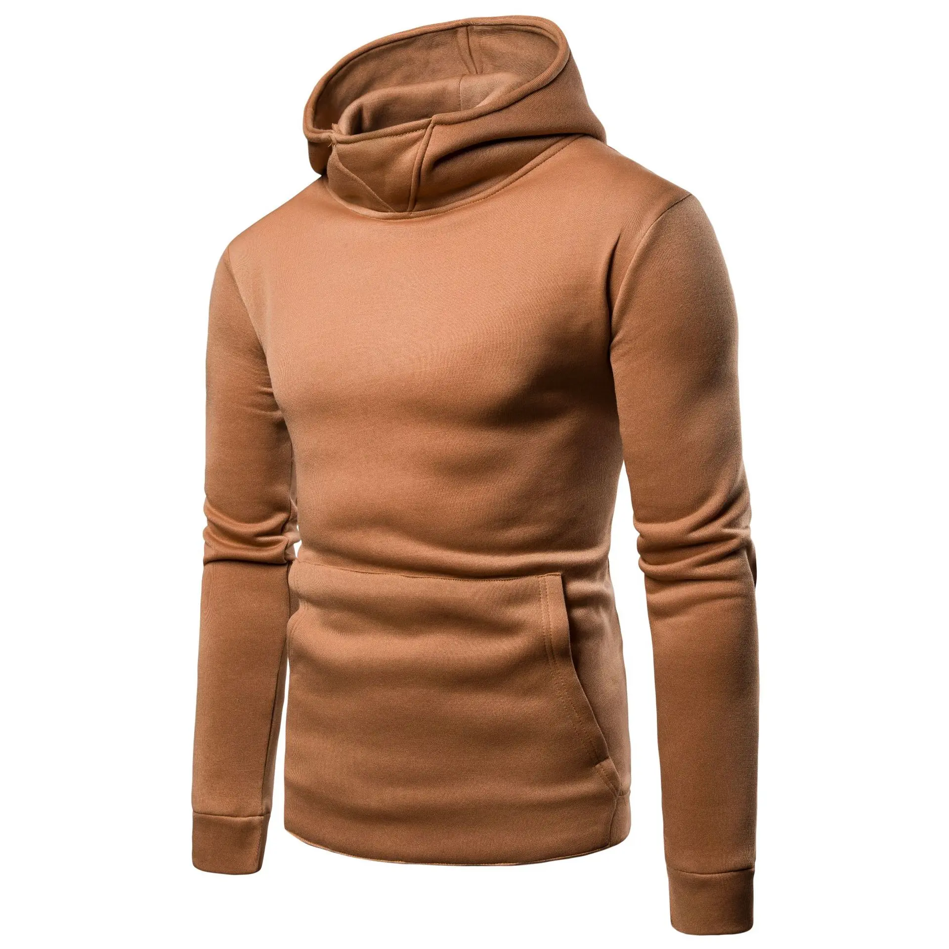 Повседневные свободные спортивные толстовки мужские с капюшоном длинными