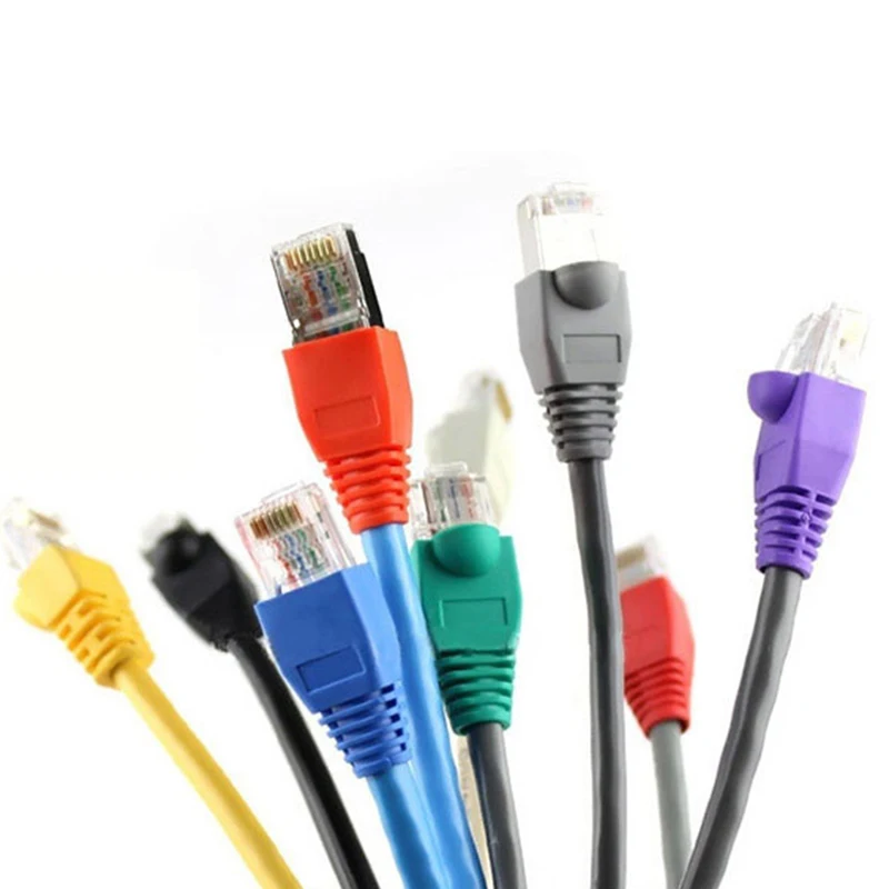 Цветные RJ45 шапки Cat6 сетевые сапоги RJ 45 оболочка Cat6a Cat5 Cat5e защитный рукав