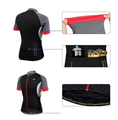 Santic мужские велосипедные шорты Джерси Pro Fit SANTIC N FEEL высокотехнологичная ткань