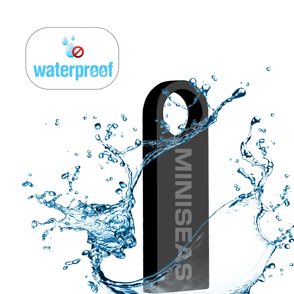 Новинка usb флеш-накопитель Miniseas 64 ГБ 32 16 8 4 Гб флешка водонепроницаемый