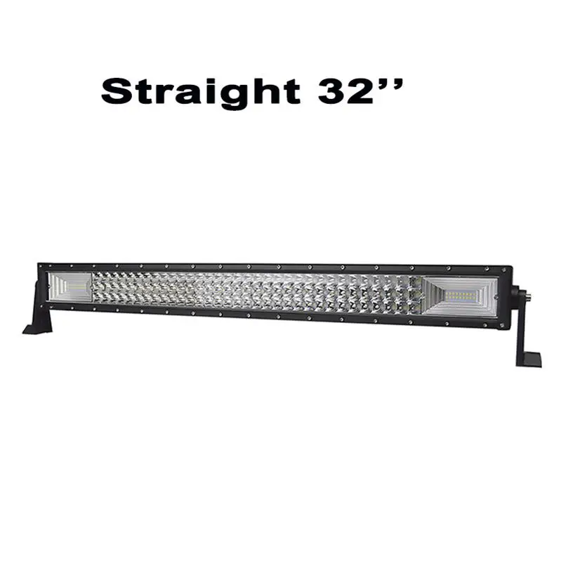 32inch 405w 22 32 42 52 дюймов 7D светодиодный светильник для внедорожников 4x4 комбинированный луч светодиодный рабочий светильник 12 в 24 В Трактор Лодка внедорожник ATV 4WD светодиодный бар - Цвет: 32inch 405w