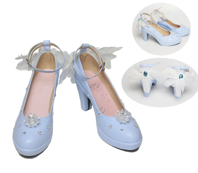 2019 Snow Miku Cosplay Princess Shoes | Тематическая одежда и униформа