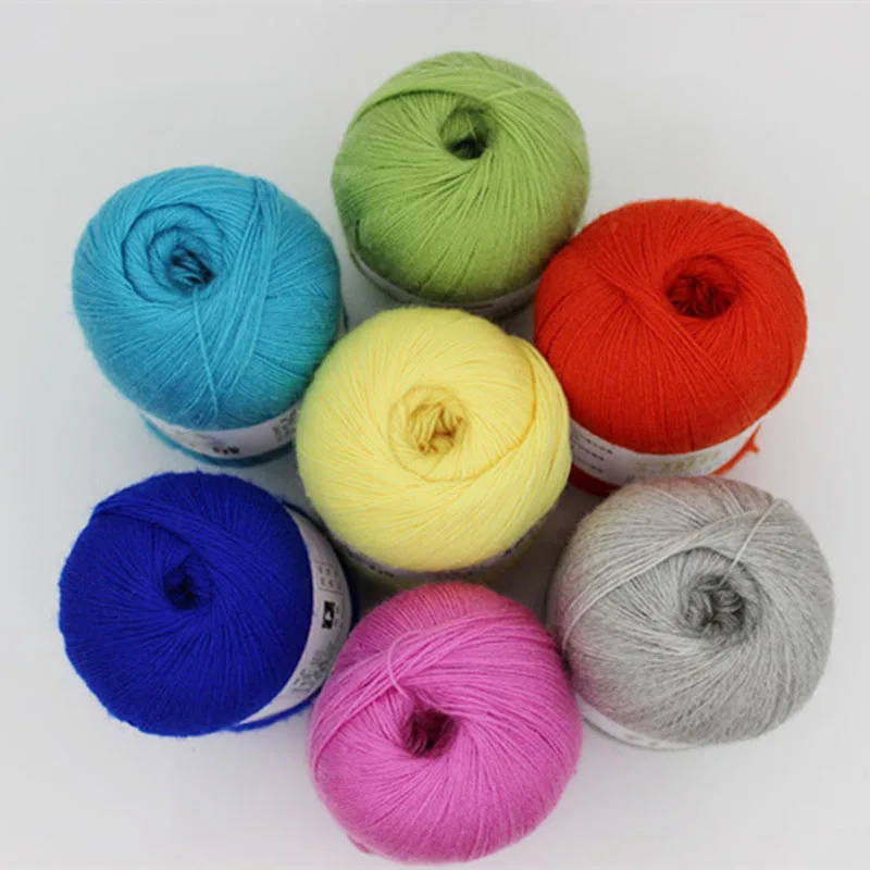 wool Yarn soft warm knitted DIY Knitting thin threads For Baby Scarf Coat Sweater 50gram | Дом и сад
