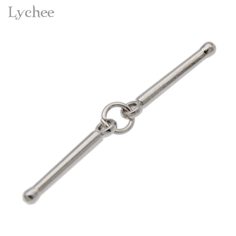 Lychee 10 шт./лот серебряный цвет сплава барабаны подвески палочки музыкальные