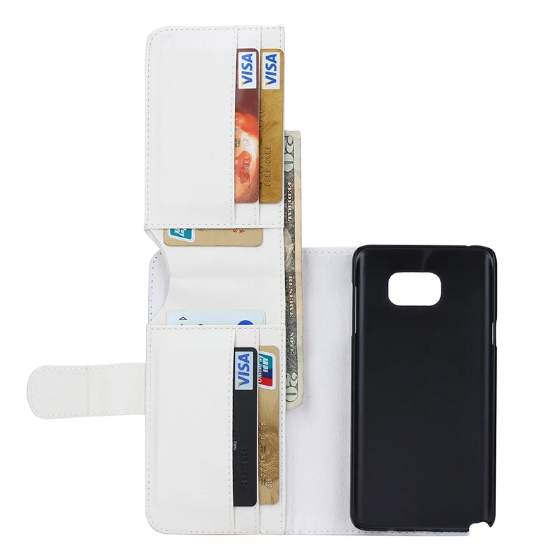 Винтажный чехол Кошелек из искусственной кожи для Samsung Galaxy Note 5 N9200 с откидной