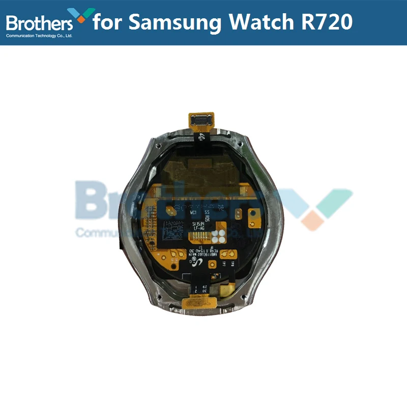 R720 LCD Balck Frame Передняя рамка для часов Samusng gear S2 R720 R732 средняя рамка в сборе с репир часть для samsung R720 ЖК-дисплей с рамкой - Цвет: R720 LCD Balck Frame