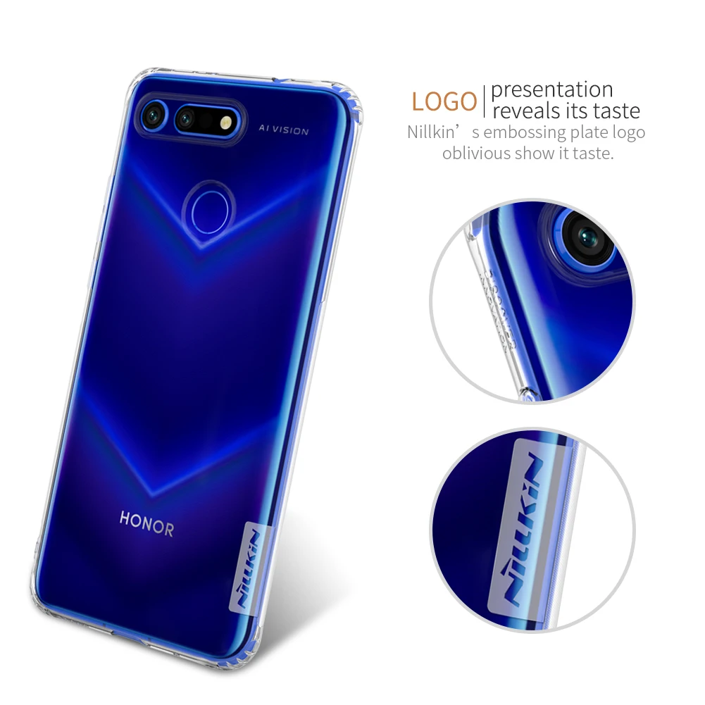 Чехол для huawei Honor View 20, Nillkin, серия природы, прозрачный мягкий чехол из ТПУ для huawei Honor V20 View 20, 6,4 дюйма