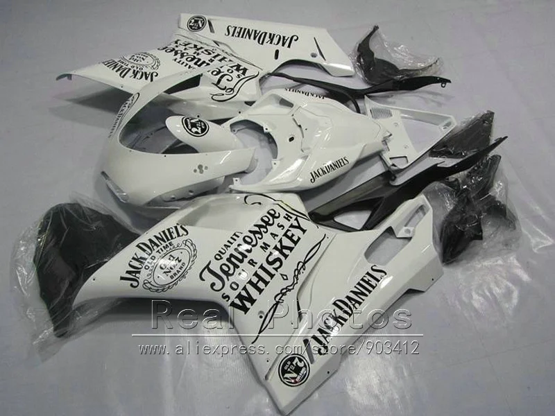 Комплект обтекателей для литья под давлением Ducati 1199 2012 2013 белый черный комплект