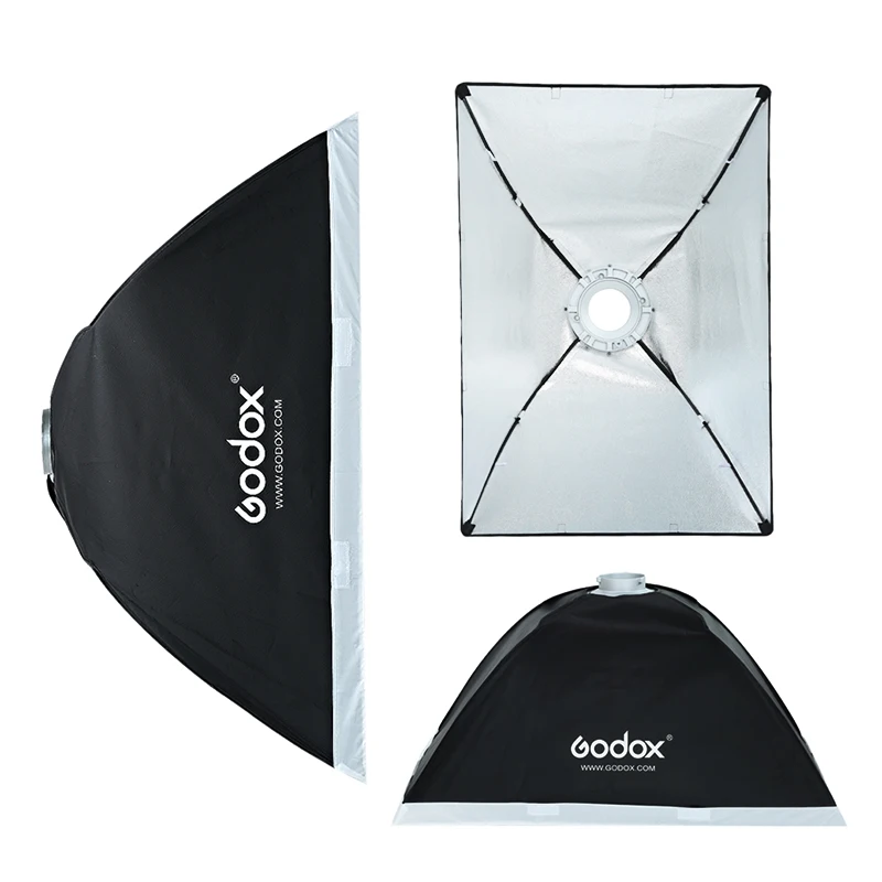Софтбокс Godox 60*60/60*90/90*90/70*100/80*120 Портативный Прямоугольный софтбокс с боуэнсом