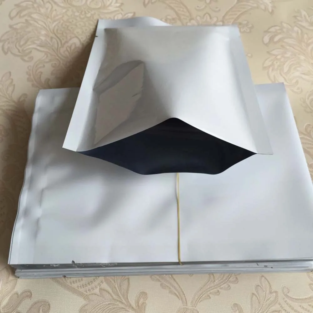 Различные Размеры 100 шт. нагреваемый уплотненный Алюминий Фольга сумки белый