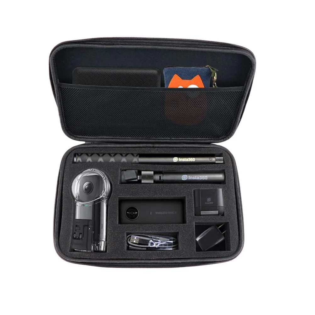 Durable Anti Scratch Professional Hard Shell Carrying Case PU Portable Protective Cover Storage For Insta360 One X Action Camera |