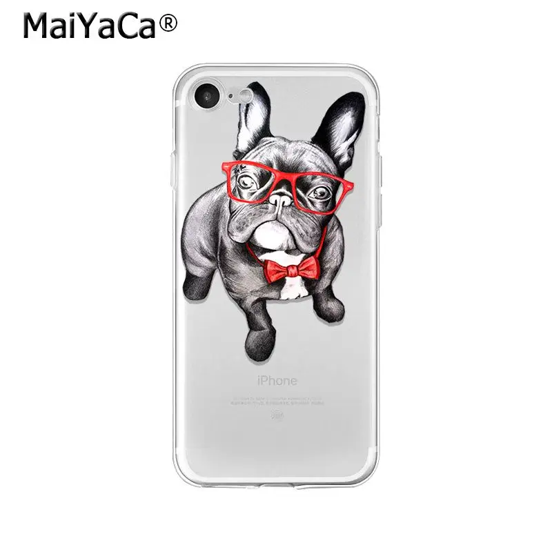 Мягкий чехол для телефона MaiYaCa Pet Dog puppy TPU высокого качества iPhone X XS MAX 6 6s 7 7plus 8 8Plus 5 5S