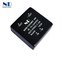 2pcs new dc dc step down converter 110v to 5v 6w regulated isolated dcdc power module quality goods