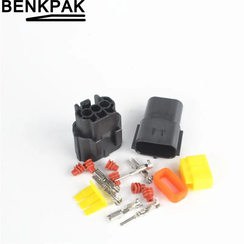 3 контактный водонепроницаемый Автомобильный Кабель адаптер проводной разъем