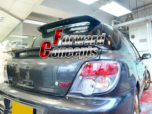 Для углеродного волокна 02 07 Impreza Wagon GG WRX STI заднее крыло люка крыша спойлер|roof