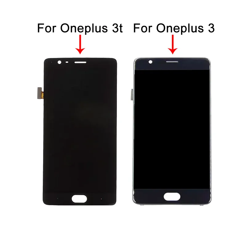 For Oneplus 3T 3 A3010 A3000 LCD Display Touch Screen Digitizer Assembly Repair Parts | Мобильные телефоны и аксессуары