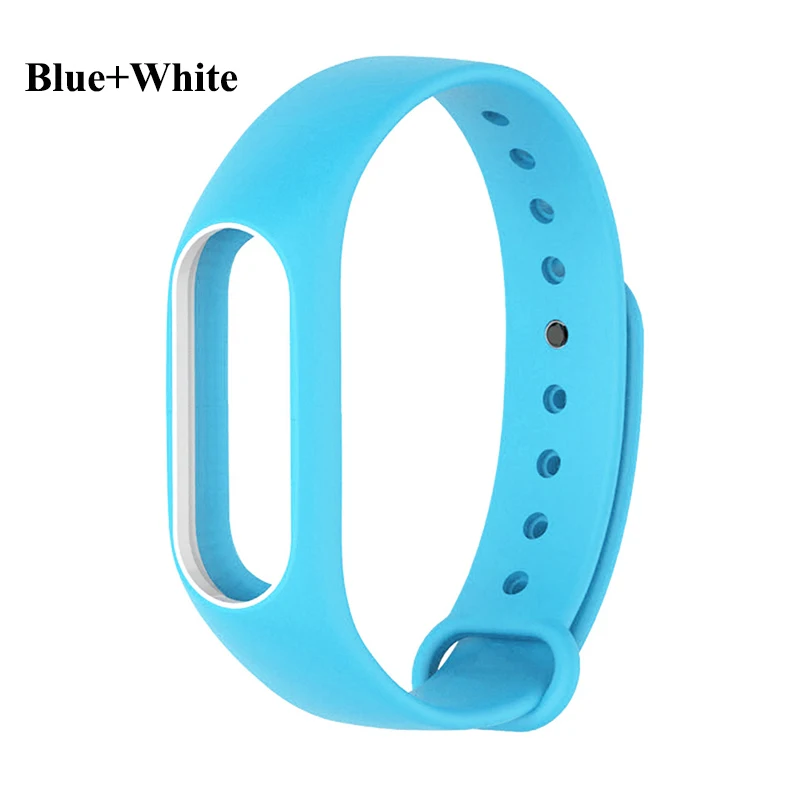 Браслет для MiBand 2 силиконовый ремешок двойной цвет замена Xiaomi Mi Band ремешки |