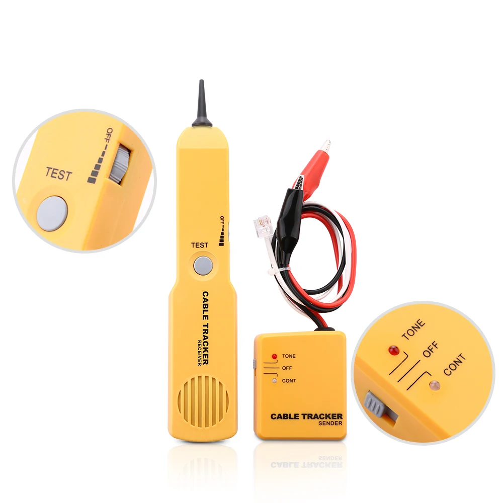 RJ11 Network Phone Telephone Cable Tester Toner Wire Tracker Tracer Diagnose Tone Line Finder Detector Tools Kit | Компьютеры и офис
